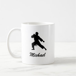 Personalisierter Name Karate / Taekwondo / Judo Kaffeetasse