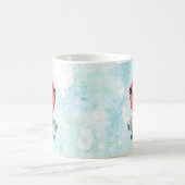 Personalisierter Name Kardinal-Geschenkbecher Kaffeetasse (Mittel)
