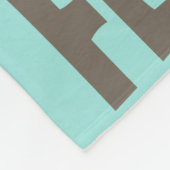 Personalisierter Name Katze Blanket Geschenk für K Fleecedecke (Ecke)