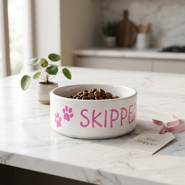 Personalisierter Name Keramik Bowl: Perfektes Gesc Napf (Personalized Pet Name Ceramic Bowl: Perfect Gift! Bowl)