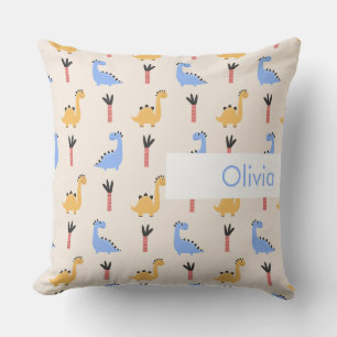 Personalisierter Name Kids Niedliches Muster Kissen