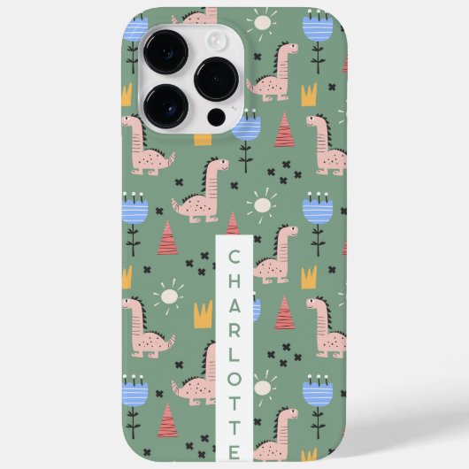 Personalisierter Name Kids Phone Case (Rückseite)