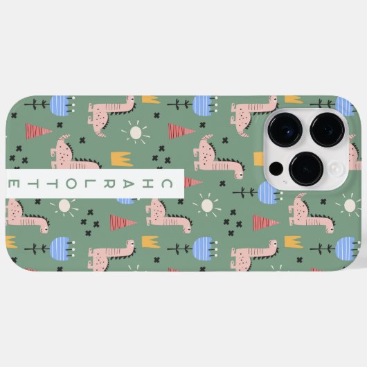 Personalisierter Name Kids Phone Case (Rückseite (Horizontal))