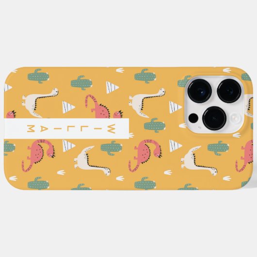 Personalisierter Name Kids Phone Case (Rückseite (Horizontal))