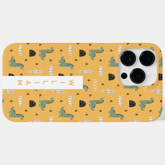 Personalisierter Name Kids Phone Case (Rückseite (Horizontal))