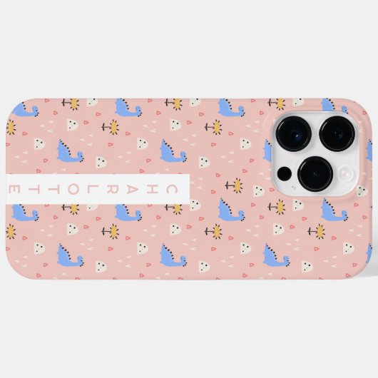 Personalisierter Name Kids Phone Case (Rückseite (Horizontal))