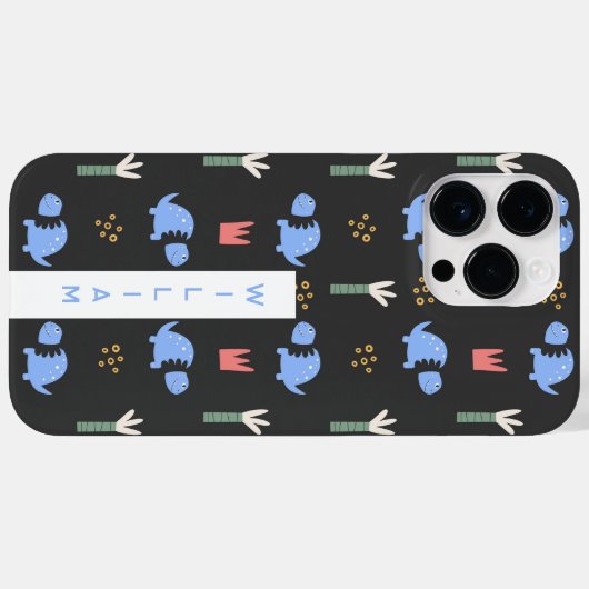 Personalisierter Name Kids Phone Case (Rückseite (Horizontal))