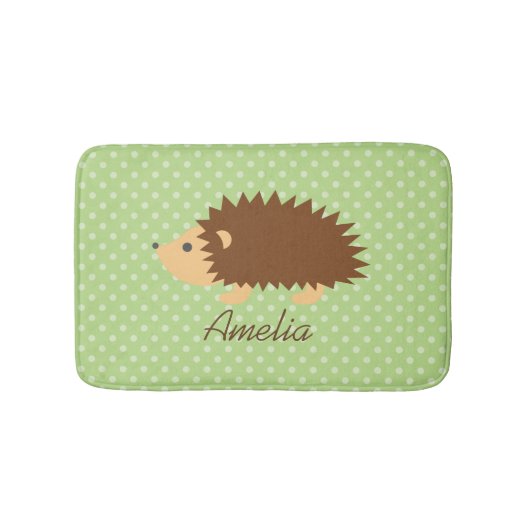Personalisierter Name Kinder Badematte mit niedlic (Vorderseite)