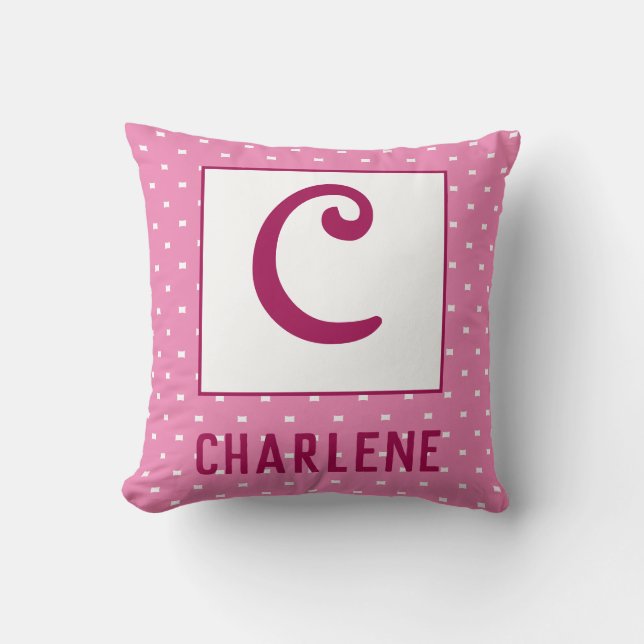 Personalisierter Name Kissen (Vorderseite)