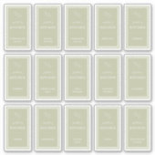 Personalisierter Name Kitchen Spice Jar Labels (Vorderseite)