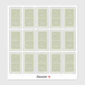 Personalisierter Name Kitchen Spice Jar Labels (Blatt)