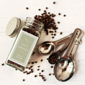 Personalisierter Name Kitchen Spice Jar Labels