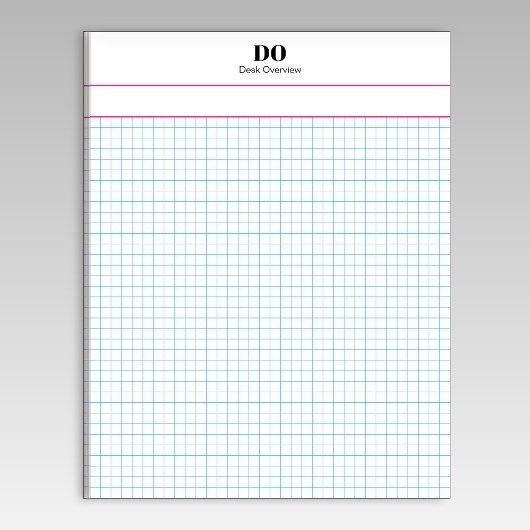 Personalisierter Name Kleiner Quadrat Graph Paper Notizblock
