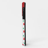 Personalisierter Name Ladybug Rot-Grün-Schneemänne Case-Mate iPhone Hülle (Hinten/Links)