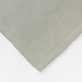 Personalisierter Name Landschaftlich Aqua White Be Fleecedecke (Ecke)