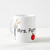 Personalisierter Name Lehrer Geschenk Cup Tasse Bu (Vorderseite Links)