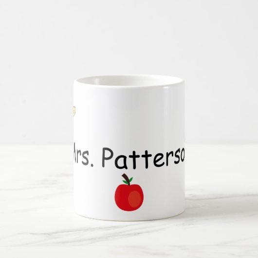 Personalisierter Name Lehrer Geschenk Cup Tasse Bu (Mittel)