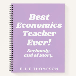 Personalisierter Name Lehrer Wertschätzung Geschen Notizblock