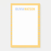 Personalisierter Name Lehrer Wertung Geschenk Stri Post-it Klebezettel (Vorderseite)