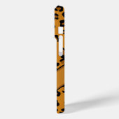 Personalisierter Name Leopard Druckmuster V2 Case-Mate iPhone Hülle (Rückseite / Links)