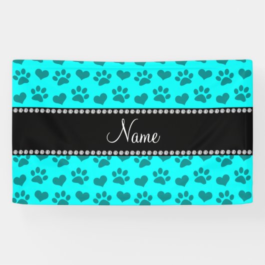 Personalisierter Name leuchtende Aquakultur und Pf Banner (Horizontal)