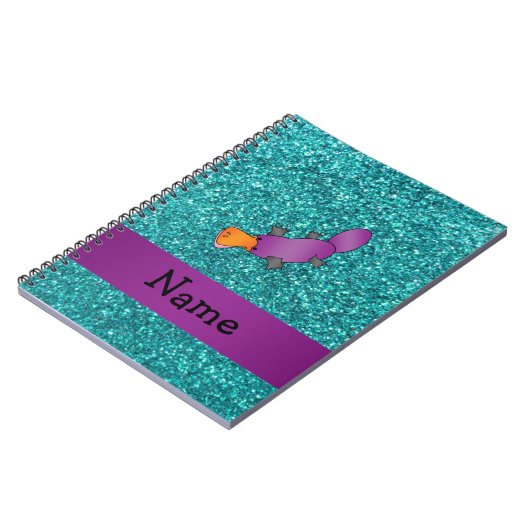 Personalisierter Name lila Notizblock (Linke Seite)