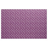 Personalisierter Name Lila Polka Dot Stoff (Yard (91,4 cm))