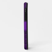 Personalisierter Name lila Richtskala Case-Mate iPhone Hülle (Hinten/Links)
