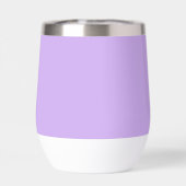 Personalisierter Name Lila Skriptmonogramm (Rückseite)