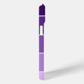 Personalisierter Name Lila Strip Farbpalette Chip Case-Mate iPhone Hülle (Rückseite / Rechts)