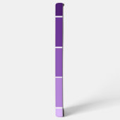 Personalisierter Name Lila Strip Farbpalette Chip Samsung Galaxy Hülle (Linke Seite)