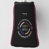 Personalisierter Name Logo als Werbemarke Golf Headcover (Rotieren 90)