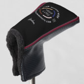 Personalisierter Name Logo als Werbemarke Golf Headcover (3/4 Vorderseite)