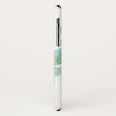 Personalisierter Name Lush Greenery und Eucalyptus Case-Mate iPhone Hülle (Hinten/Links)