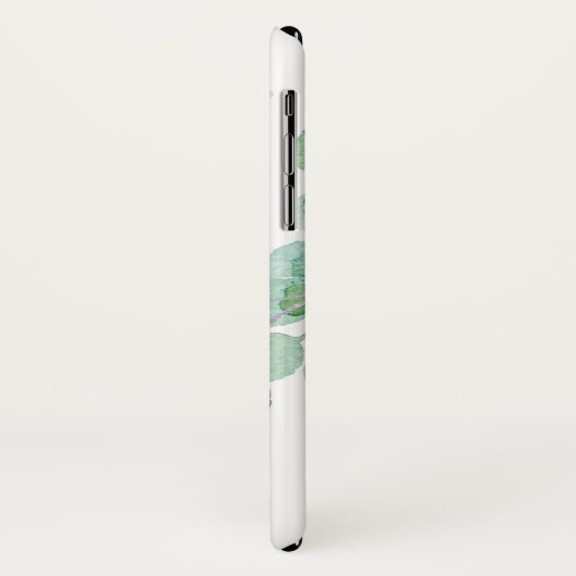 Personalisierter Name Lush Greenery und Eucalyptus Case-Mate iPhone Hülle (Hinten/Links)