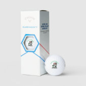 Personalisierter Name Lustig Golfball (Verpackung)