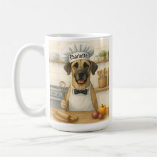 Personalisierter Name Lustiger Great Dane Hund Koc Kaffeetasse