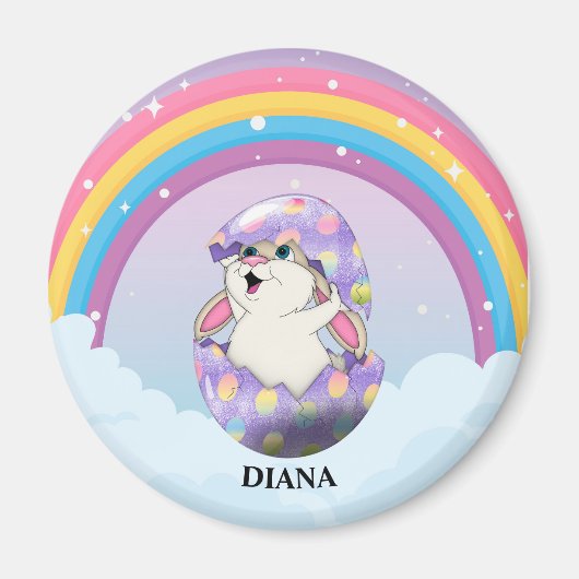 personalisierter Name-Magnet Magnet (Vorne)