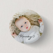 personalisierter Name Mama-Geschenk Benutzerdefini Button (Vorderseite)