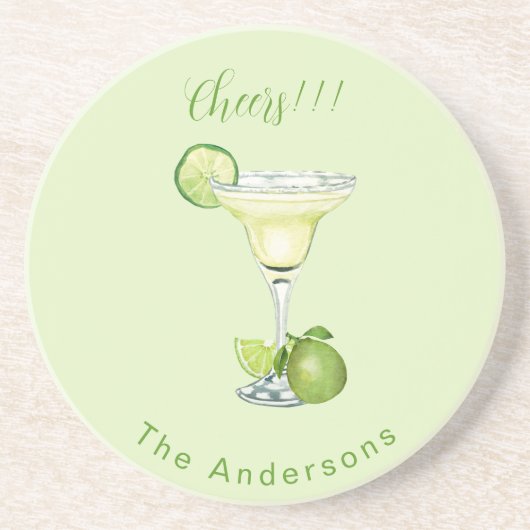 Personalisierter Name Margarita Prost Getränkeuntersetzer (Vorne)