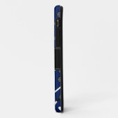 Personalisierter Name Marineblau Case-Mate iPhone Hülle (Hinten/Links)