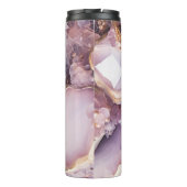 Personalisierter Name Marmor Brautjungfer Thermosbecher (Rückseite)