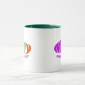 Personalisierter Name "Mary", Magenta Tasse (Zentrum)