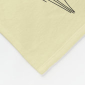 Personalisierter Name März daffodia Geburtsname Bl Fleecedecke (Ecke)