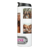 Personalisierter Name Maßgeschneidert Thermosbecher (Nach rechts gedreht)