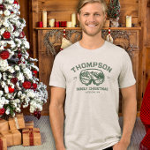 Personalisierter Name Matching Family Weihnachten  Tri-Blend Shirt