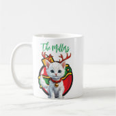 Personalisierter Name Mercury Cat Kaffee Tasse (Links)