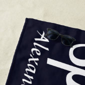 Personalisierter Name Mermaid Bachelorette Strandtuch (Beispiel)