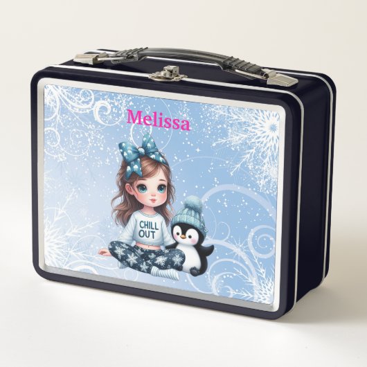 Personalisierter Name Metal Lunchbox (Vorderseite)