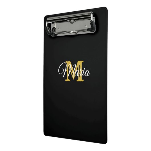 Personalisierter Name Mini Klemmbrett (Gewinkelt2)